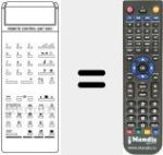 Replacement remote control for 30 D 3