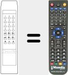 Replacement remote control for TC 5120