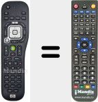 Replacement remote control for 3139 228 50281