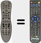 Replacement remote control for 3139 228 63631