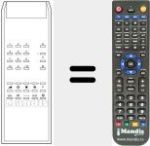 Replacement remote control for 39 PROGR