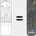 Replacement remote control for 3F14-00034-160