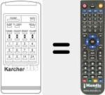 Replacement remote control for 4014