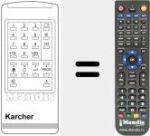 Replacement remote control for 4320