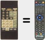 Replacement remote control for SAT 4501