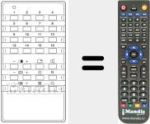 Replacement remote control for LF 67H 90