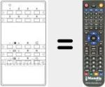 Replacement remote control for LF 67H 99