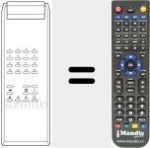 Replacement remote control for 701308091