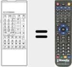 Replacement remote control for 72148 D