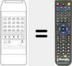 Replacement remote control for 8116