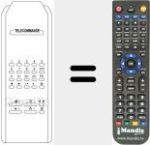 Replacement remote control for 83 SERIES
