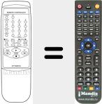 Replacement remote control for 97P1R2BT02