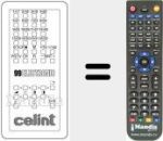 Replacement remote control for 99 ELECTRONIC