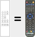 Replacement remote control for A512220