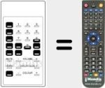 Replacement remote control for A514620