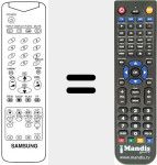 Replacement remote control for 3F14-00048-110