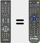 Replacement remote control for B8080124-1