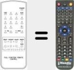 Replacement remote control for CT 7