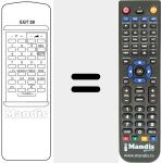 Replacement remote control for RC 0342