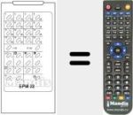 Replacement remote control for EPM 32