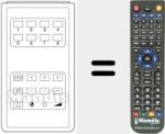 Replacement remote control for FB 508