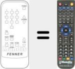 Replacement remote control for F SAT 6BE