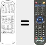 Replacement remote control for FUST NOVATRONIC
