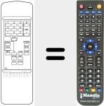 Replacement remote control for G1