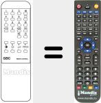 Replacement remote control for MG 2569