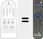 Replacement remote control for HBB W-09A