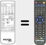 Replacement remote control for HQS-200