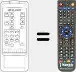 Replacement remote control for MIAMI 2