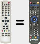 Replacement remote control for HVP-10