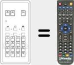 Replacement remote control for IB 16