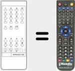 Replacement remote control for LF 56M 36