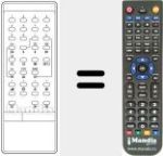 Replacement remote control for INFRARED 2030M
