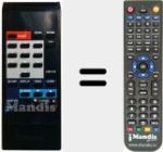 Replacement remote control for J 9902