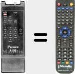 Replacement remote control for K 150