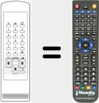 Replacement remote control for KT 8346