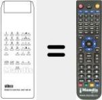 Replacement remote control for ME 3 H