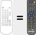 Replacement remote control for N9166