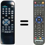 Replacement remote control for NRF-570