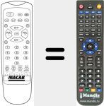 Replacement remote control for NRF-900