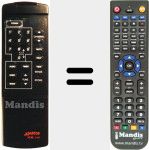 Replacement remote control for PDR-100