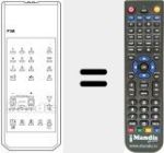 Replacement remote control for P 1 M