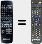 Replacement remote control for PQ 11147 D / 5
