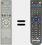 Replacement remote control for R25E1