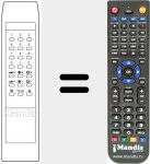 Replacement remote control for GREEK MARKET