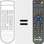 Replacement remote control for RC 1