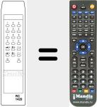 Replacement remote control for RC 1420